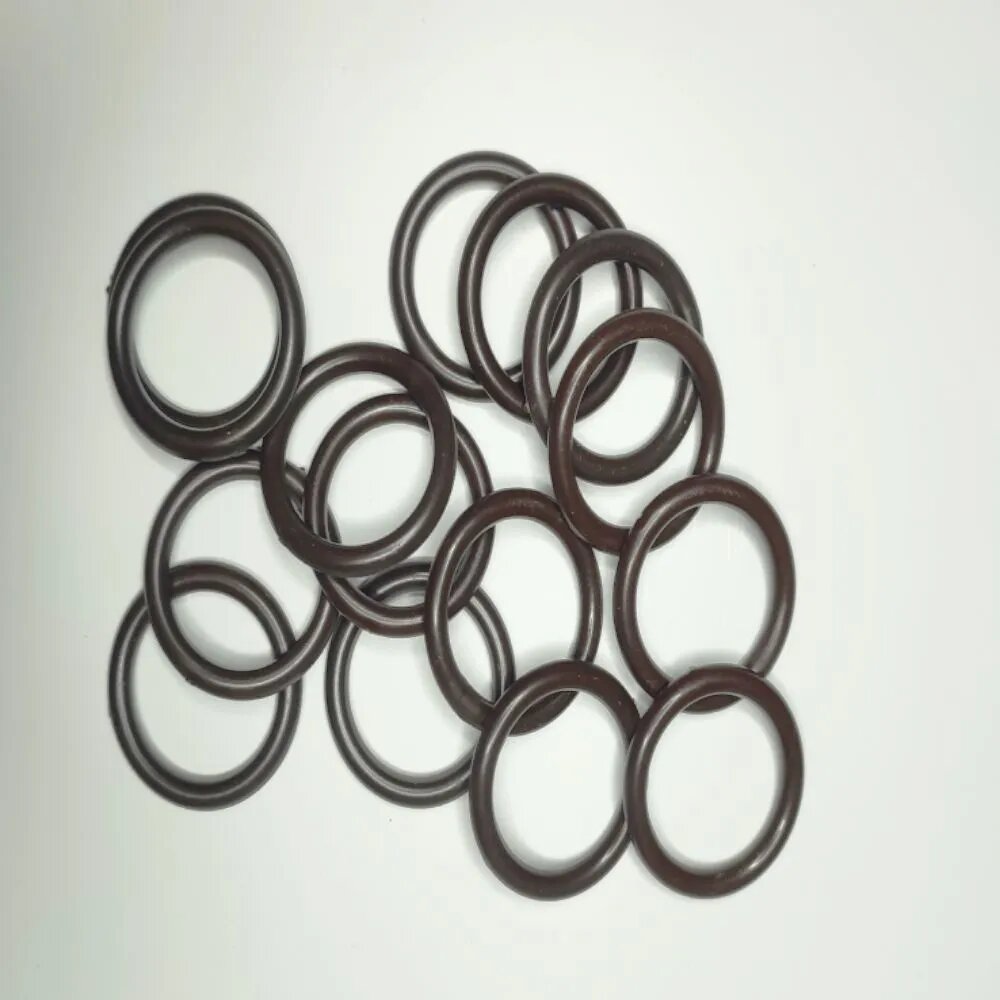 Кольца для карниза 50 шт темно - коричневые