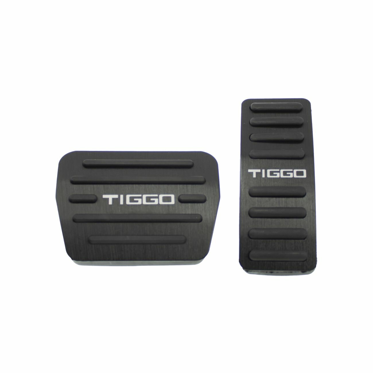 Накладки на педали Chery Tiggo черные без сверления 2 шт