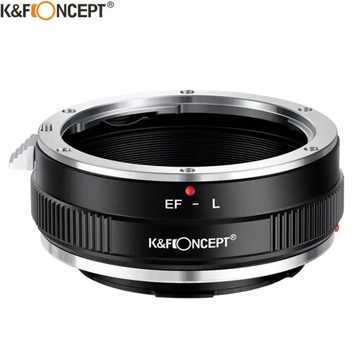 Переходное кольцо KF CONCEPT EF-L для объективов Canon наSigma Leica Panasonic Black 3133₽