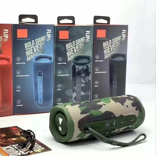Портативная беспроводная Bluetooth-колонка Flip 6 camouflage 2327₽