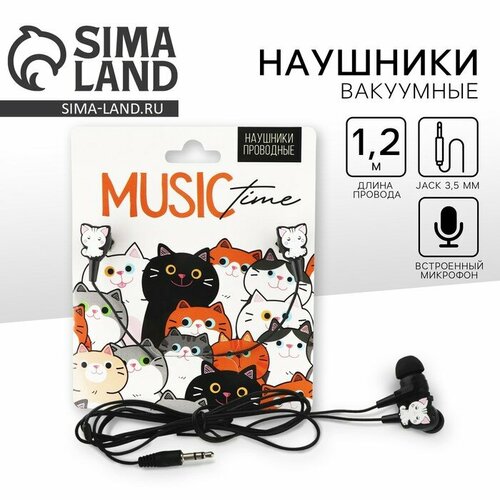 Наушники на открытке Котики мод OBT 14 120 см 305₽