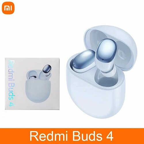TWS-наушники Xiaomi Redmi Buds 4 с активным шумоподавлением Bluetooth 2 микрофона Синий 2699₽
