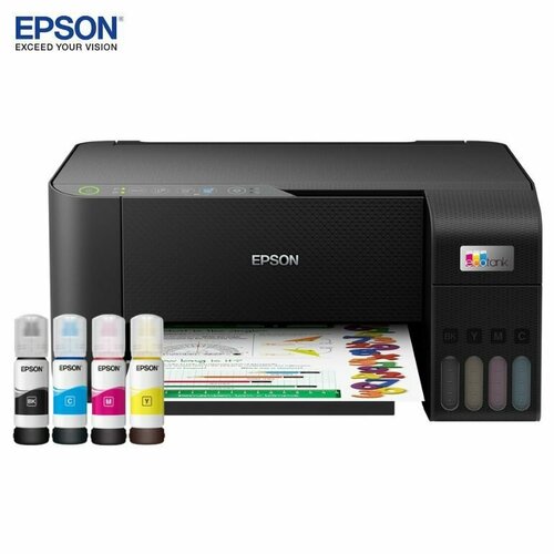 Принтер Epson L3258, черный, черный матовый