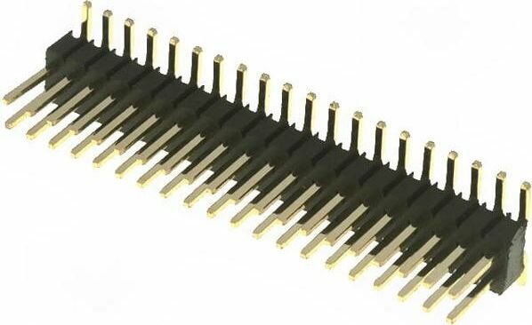 Разъем CONNFLY DS1031-08-2*20P8BS-4-1 Штыревой IDC "папа" PIN 40 прямой 1,27мм SMD 2x20 позолота 1шт