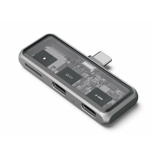 Док-станция USB-хаб Satechi Mobile XR Hub microSD 2х USB Type-C microSD 100Вт Серый ST-HXRSDM ST-HXRSDM 6450₽