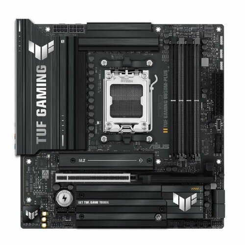 Asus Материнская плата TUF GAMING B850M-PLUS Socket AM5 mATX 4xDDR5 256GB DP HDMI 1xPCIe 50x16 1xPCIe 40x1 1xLAN 25GbE 4xSATA 6Gb s 19158₽