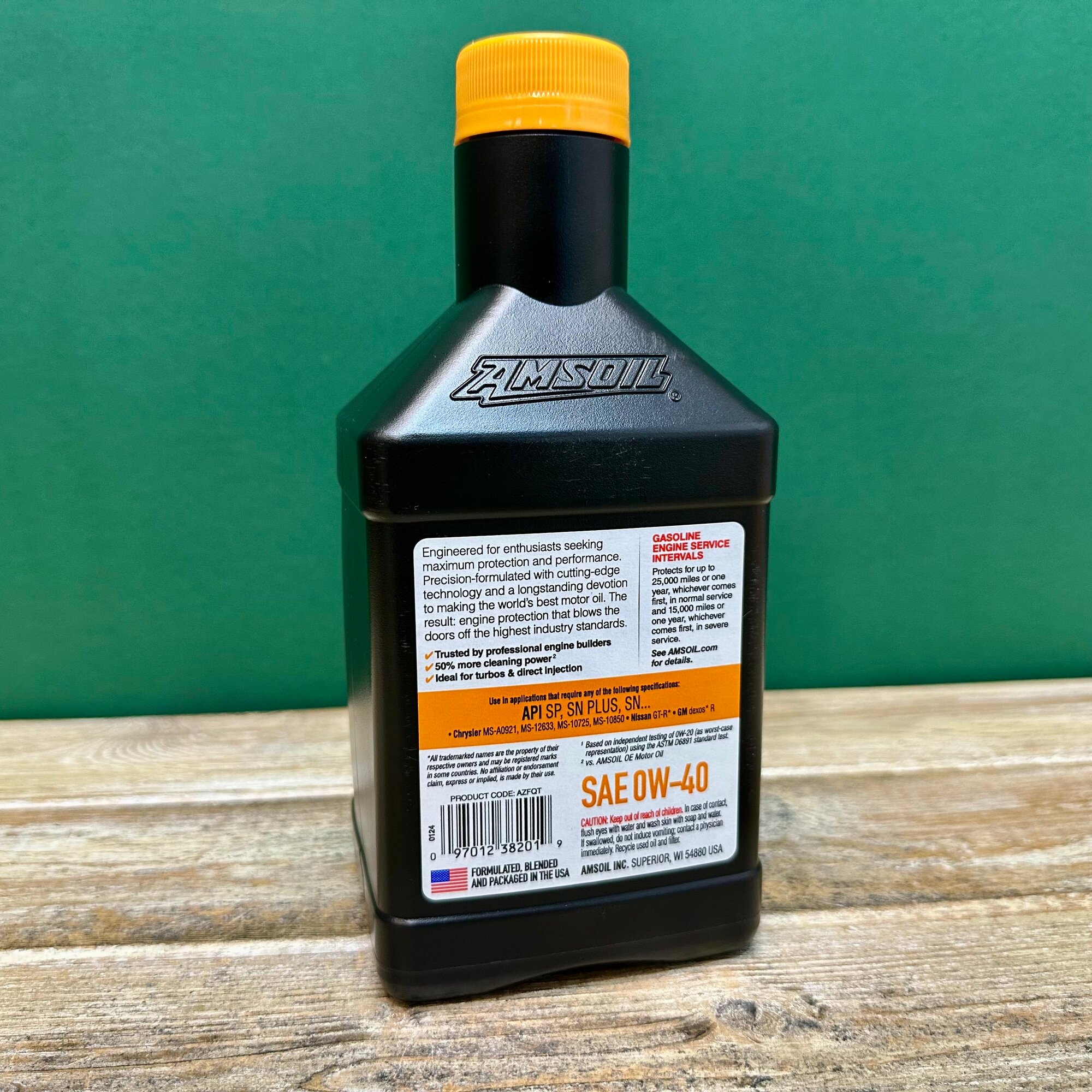 Обзор: Моторное масло AMSOIL Signature Series Synthetic Motor Oil SAE 0W-40 946 мл