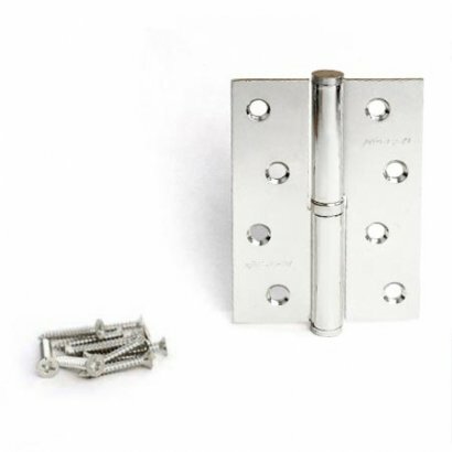 Петля врезная Apecs 100*70-B-Steel-CR-L, хром, левая, 2шт.