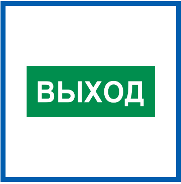 Пиктограмма Светон Е22 Указатель Выхода CB-K2357001.