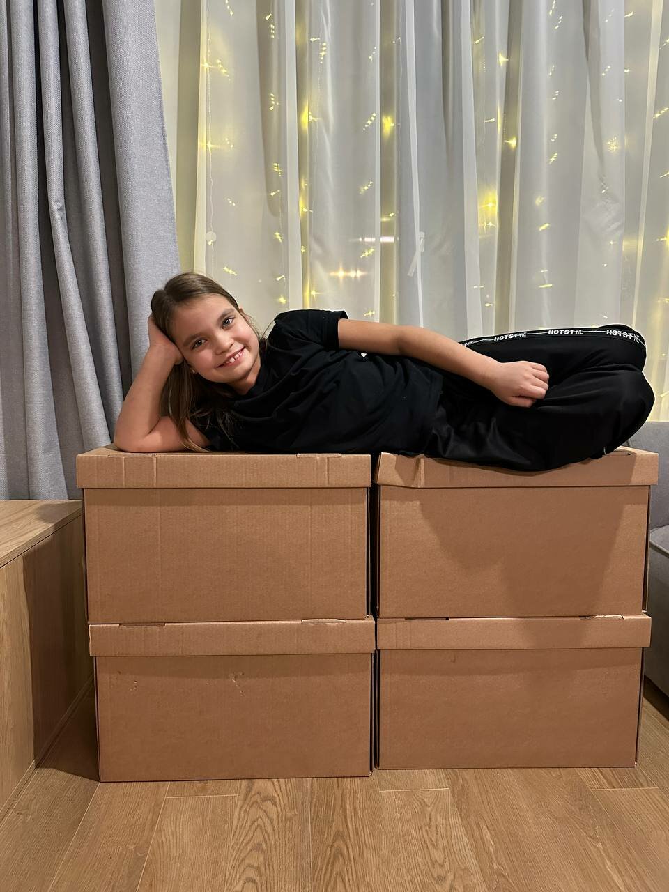 Коробки для переезда Илим Гофра, с ручками, 48х33х30см, коричневые, 2шт — фото 1