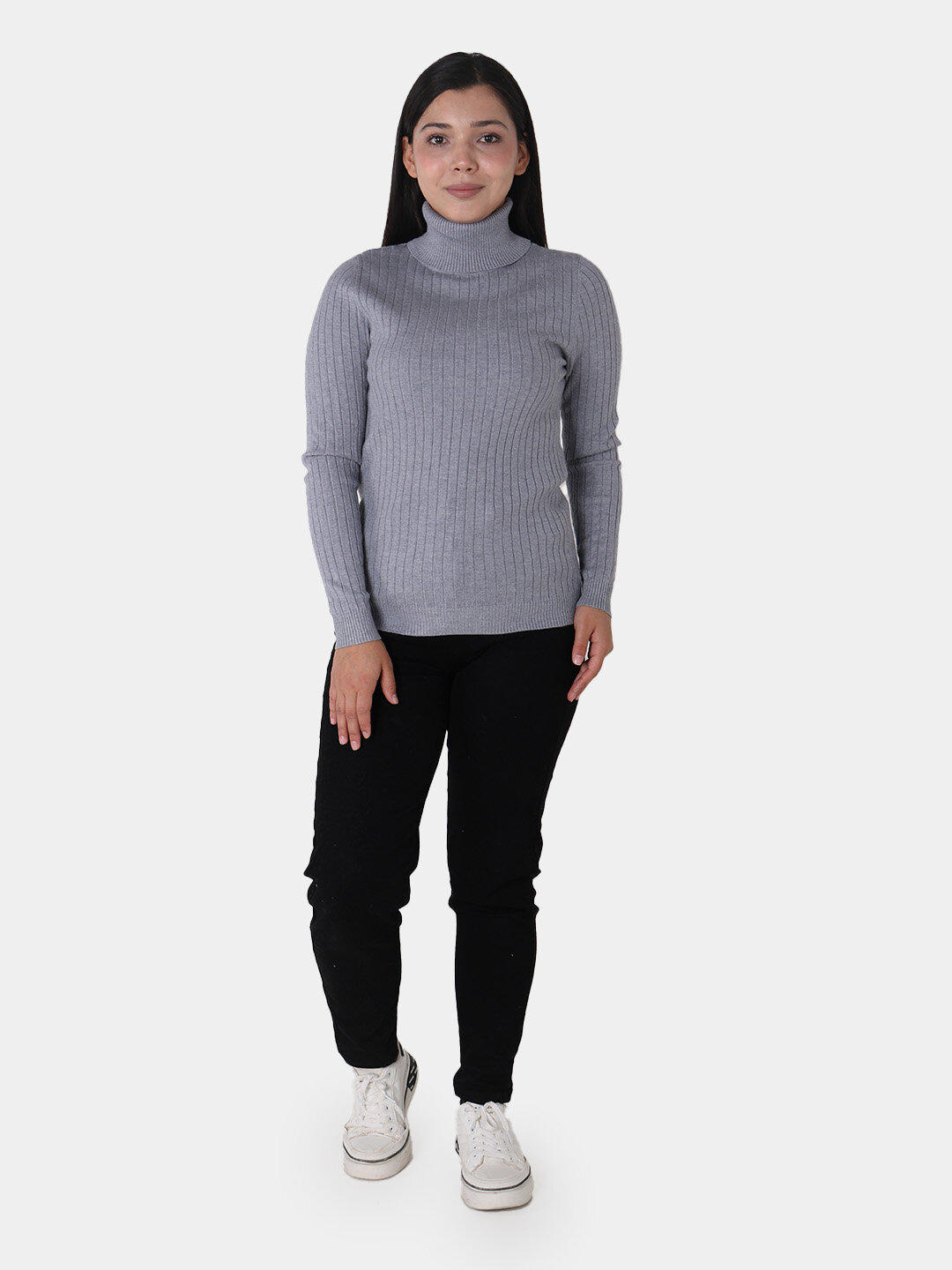 Водолазка , размер One Size, серый — фото 1