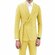 Мужские свадебные костюмы GQER SUITS, белый, 2 предмета, XL, Изумрудный