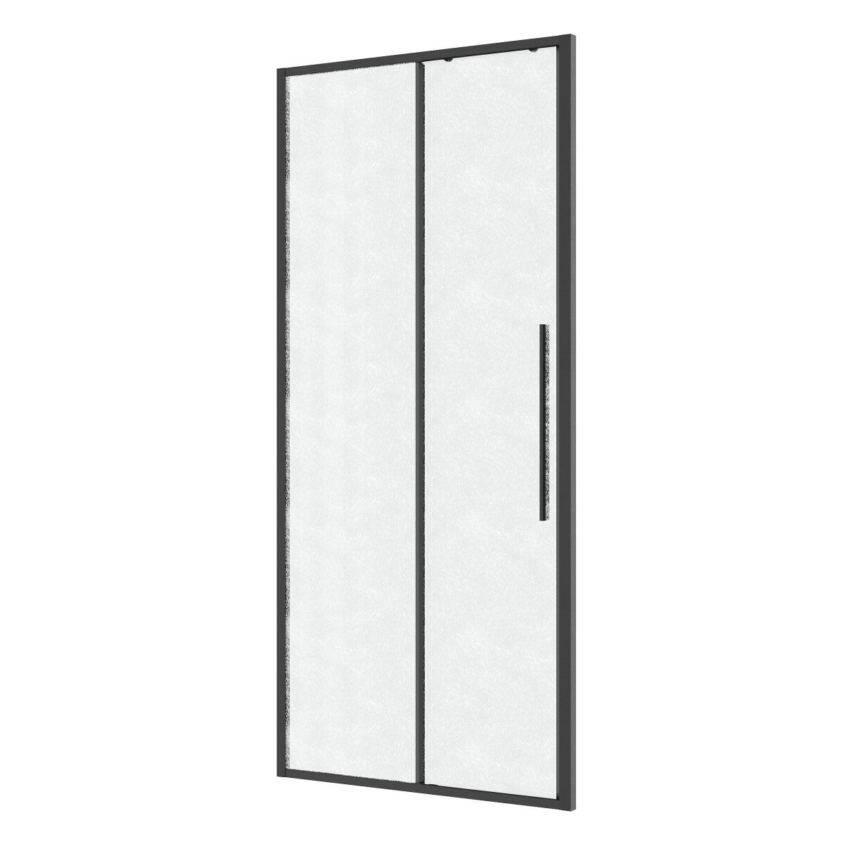 Душевая дверь Niagara Nova NG-34-L10CHGR 100х195 стекло шиншилла профиль графит матовый