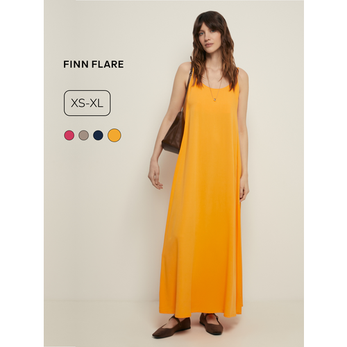 фото Сарафан finn flare комбинация, размер m(170-92-98), ярко-оранжевый