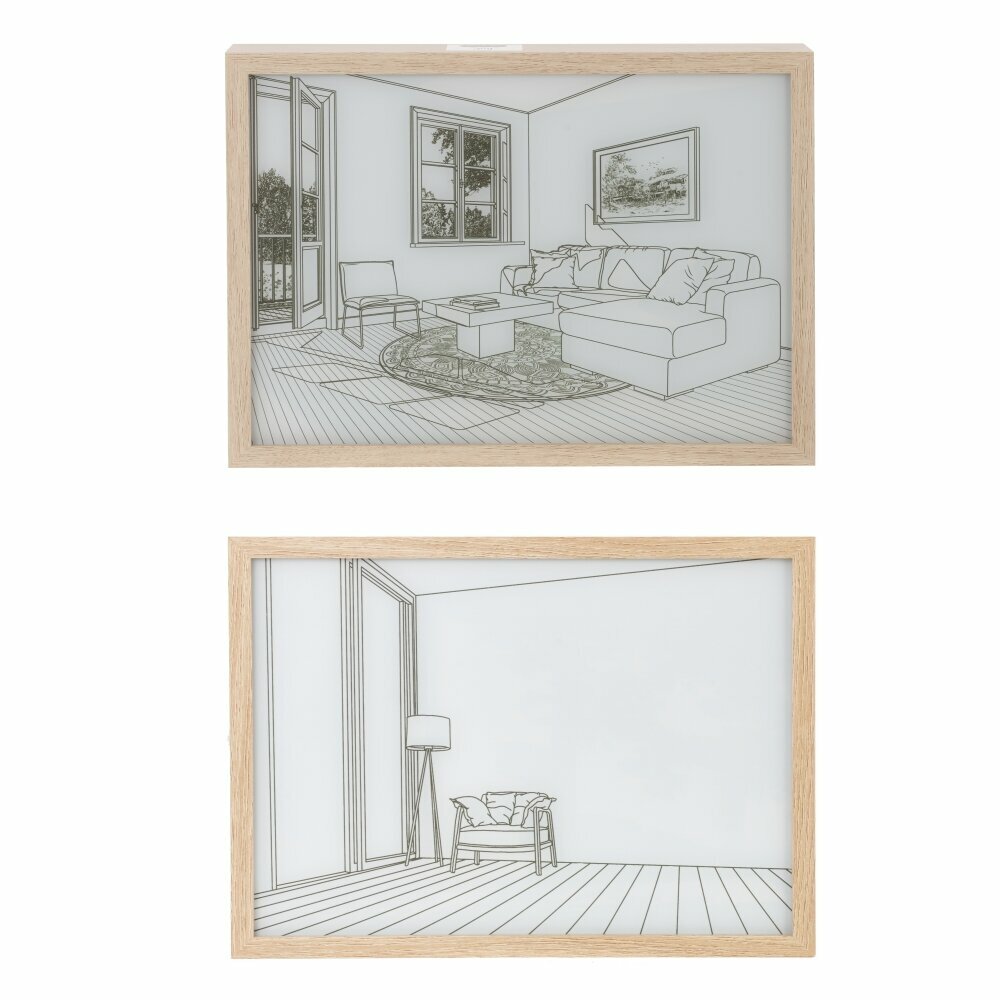 Панно (подсветка USB) L31 W4 H23 см 2в.