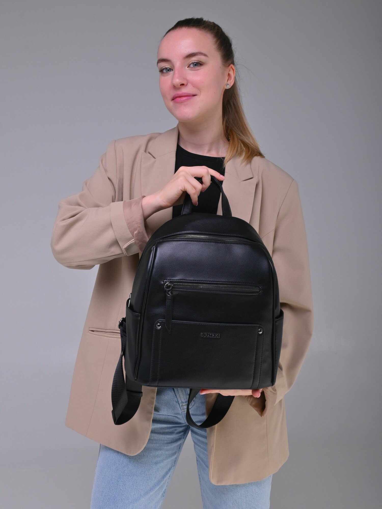 Сумка-рюкзак Daniele Patrici, черный — фото 1