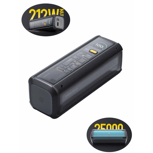 Внешний аккумулятор Xiaomi HyperCharge 25000mAh - 212Вт 11950₽