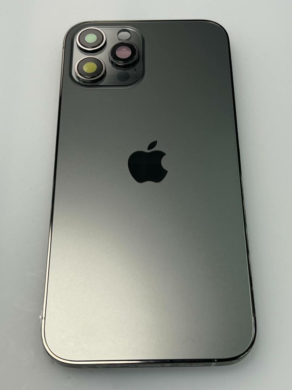 Оригинальный корпус Apple Iphone 12 Pro Max черный стеклянный