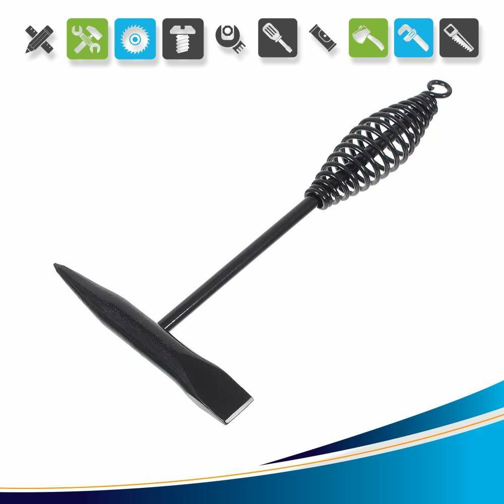 Молоток сварщика Foxweld 6334 стальная рукоятка 600 г