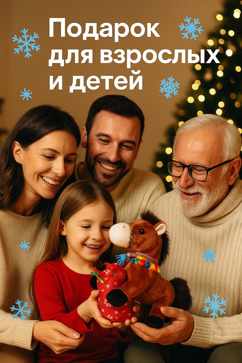 Музыкальная лошадка 20 см символ 2026 года, с копилкой