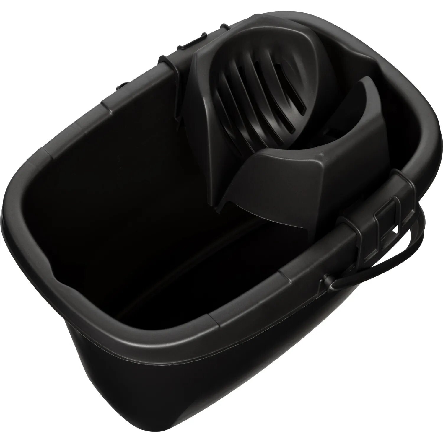 Ведро МОП c отжимом 13л Классика / Step антрацит Spin&clean — фото 1