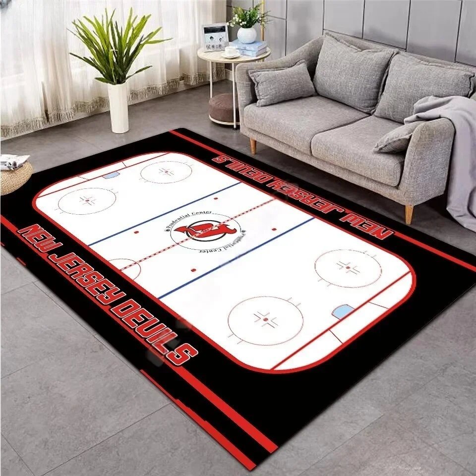 Фланелевый ковер 3D хоккей 80x120cm32x48in, HJJ2-250421021435