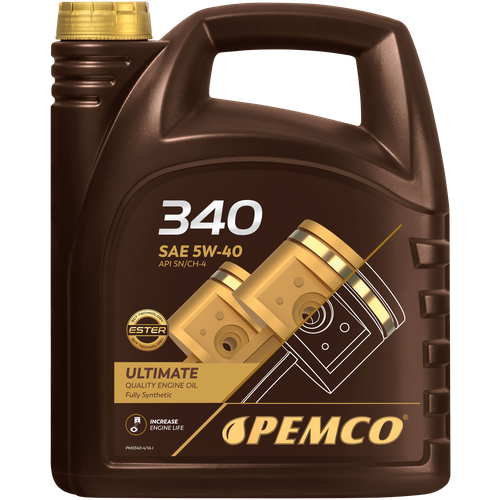 PEMCO 5W-40 SN/CH-4 , A3/B4 4л (синтетическое моторное масло)
