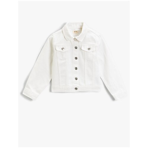 Куртка KOTON GIRLS, 2YKG57161OD, цвет: WHITE, размер: 4-5
