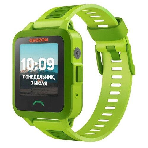 Детские смарт-часы Geozon Active G-W03GRN 144 IPS SIM камера GPS 360 мАч зеленые 813300₽