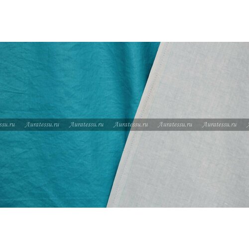 Ткань Плащево-курточная ткань ярко-бирюзового цвета, ш140см, 0,5 м