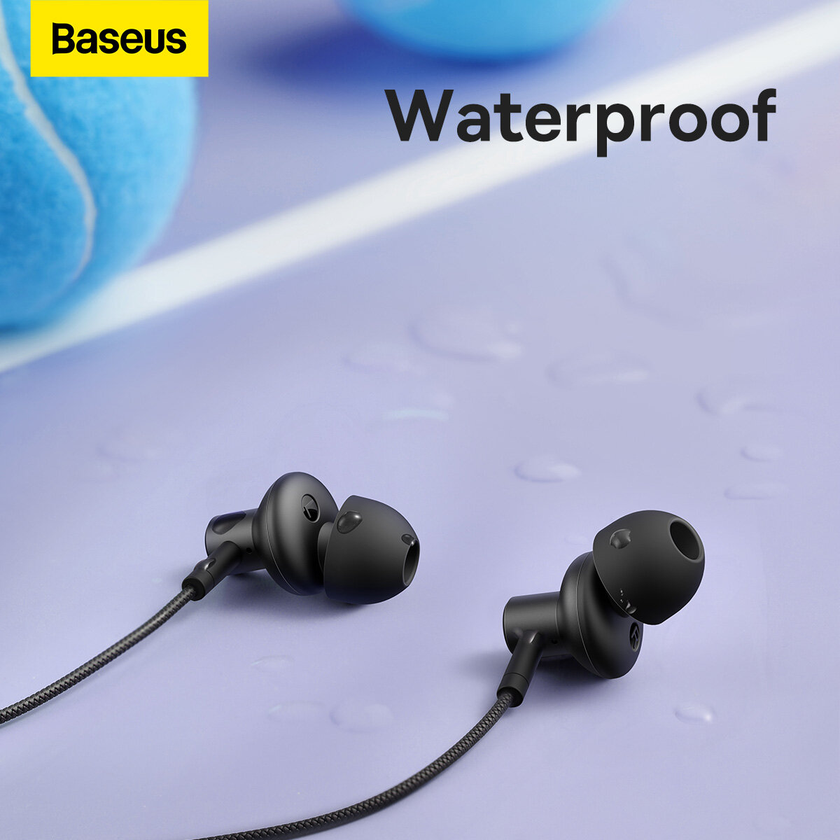 Беспроводные наушники Baseus Bowie P1x In-ear Neckband Wireless Earphones (NGPB010001) Черные