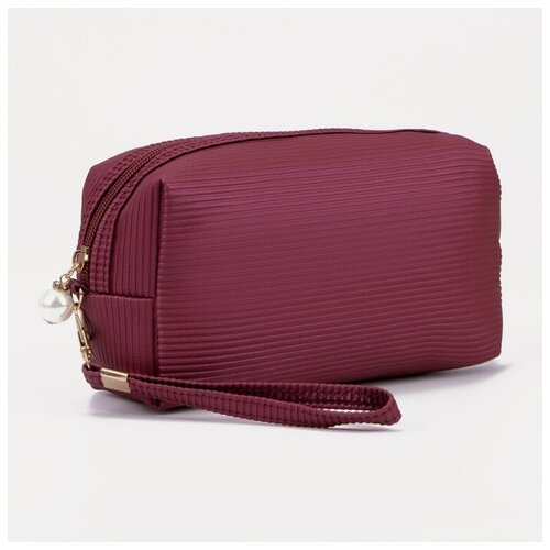 фото Косметичка на молнии, цвет бордовый нет бренда