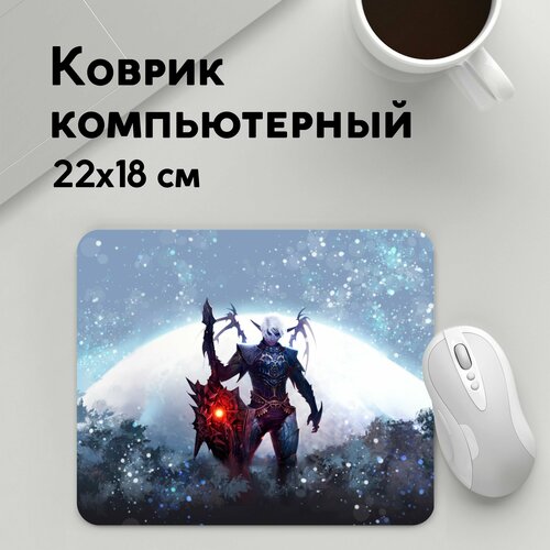 Коврик для мышки прямоугольный 220x180x3мм / Геймерам / LineAge II / Dark knight