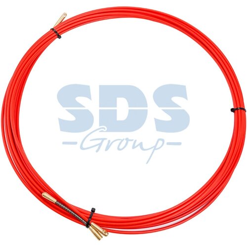 Протяжка кабельная (мини УЗК в бухте), стеклопруток, d=3,5 мм, 7 м красная Rexant 47-1007 (10 шт.) протяжка кабельная rexant мини узк в бухте стеклопруток d 3 5 мм 70 м красная