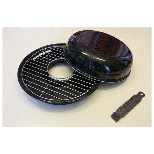 Сковорода Чудо Гриль-Газ (Эмалированное однослойное покрытие с мраморной крошкой) D-518