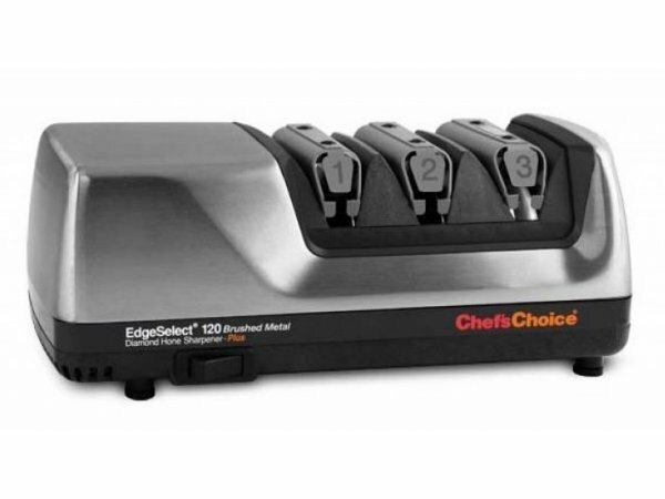 Электрическая точилка для ножей (ножеточка) Chef's Choice CC-120M (металлический корпус)