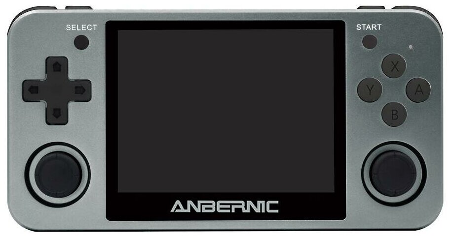 Портативная игровая приставка Anbernic RG 350M (350 в 1) + 350 встроенных игр (Серый)