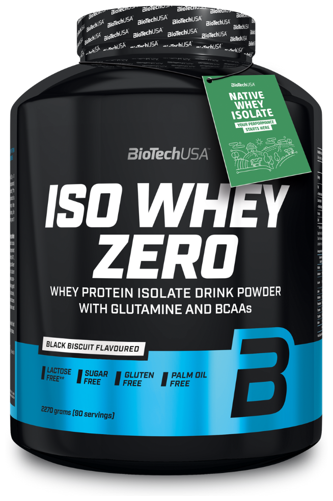 BioTech Iso Whey Zero (2270 гр) - Чёрный Бисквит