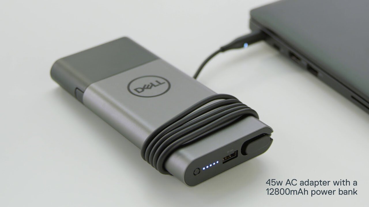 Портативный аккумулятор DELL Notebook Power Bank Plus - USB C PW7018LC, серебристый