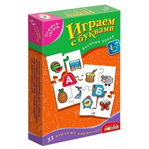 Настольная игра «Играем с буквами. Учимся читать»