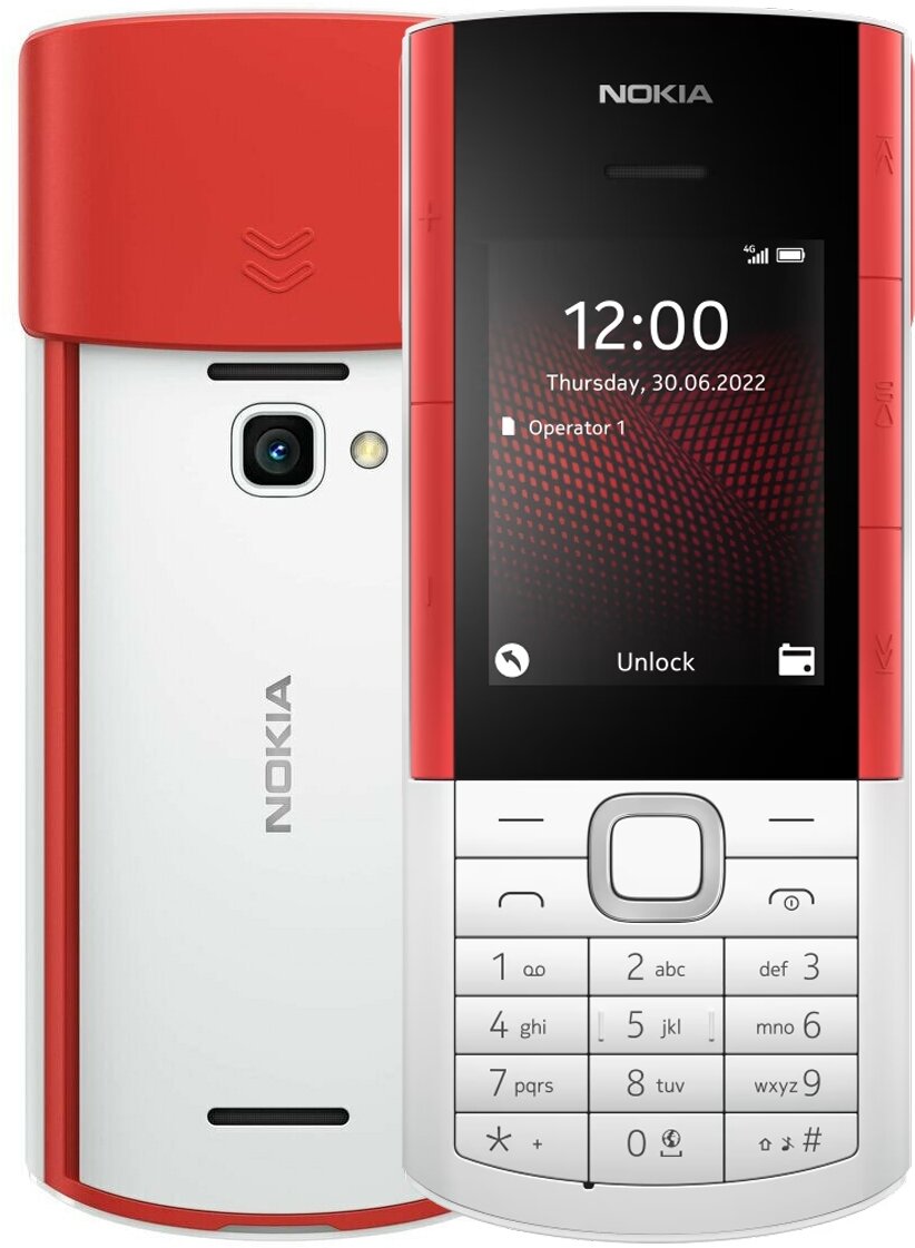Мобильный телефон Nokia 5710 XpressAudio, красно-белый