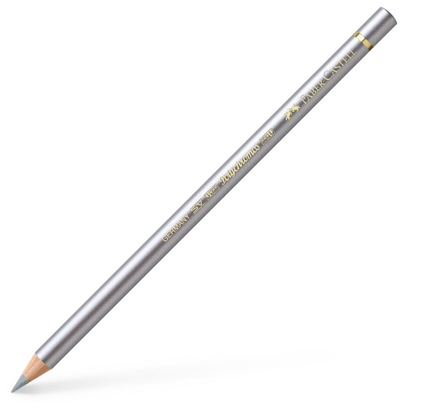 Цветные карандаши Faber Castell Карандаш цветной Faber-Castell Polychromos, серебро металлик
