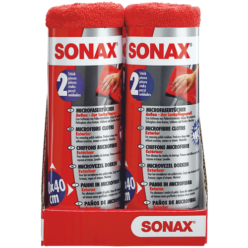 Салфетки SONAX из микрофибры, для полировки кузова