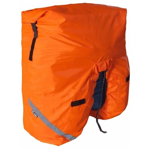 фото Чехол-накидка на велорюкзак, штаны, 30-50л, оранжевая нет бренда