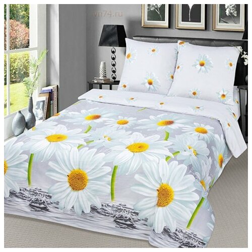 Постельное белье Арт-постель Снежана (поплин), Размер постельного белья Евро (наволочки 70х70)