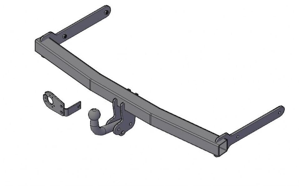 Фаркоп трейлер 9151 Volkswagen Tiguan с 2007 г. в. по 2016г. в./ с 2016 по н. в/ Skoda Kodiaq / Skoda Karoq (без электрики)