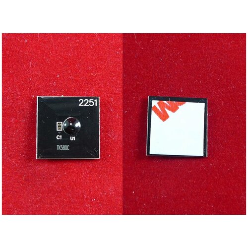ELP ELP-CH-TK580C чип (Kyocera TK-580C - 1T02KTCNL0) голубой 2800 стр (совместимый) чип kyocera fs c5150dn p6021cdn tk580k cyan 2 8k elp elp ch tk580c