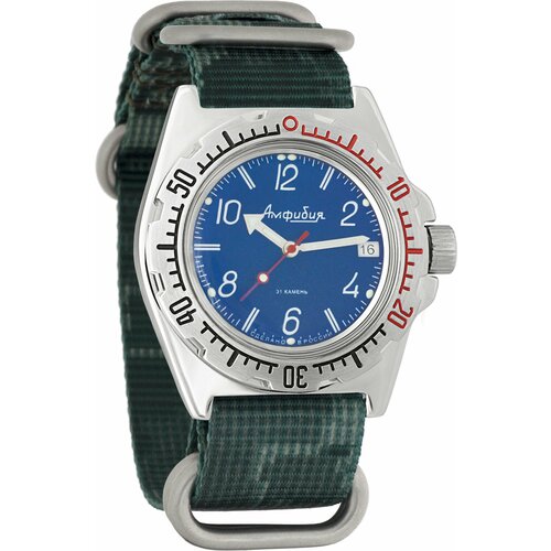 часы наручные восток 110908 Наручные часы Восток Амфибия, зеленый