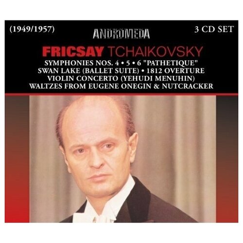 Tchaikovsky, Violin Concerto [w. Yehudi Menuhin. Rec. 9 49]; 1812 Overture [w. RIAS Chorus. Rec. 1 53].