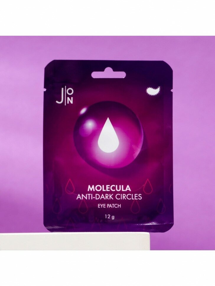 J: ON Тканевые патчи для глаз осветление Molecula Anti-Dark Circles Eye Patch